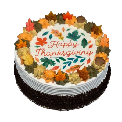 Thanksgiving Ice Cream Cake